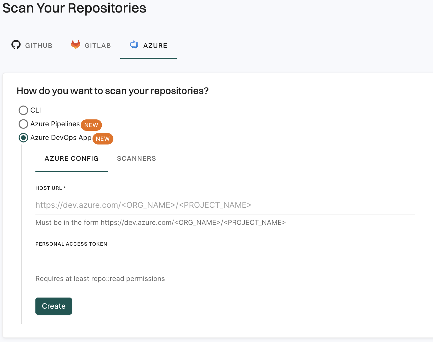 Configure Azure DevOps App