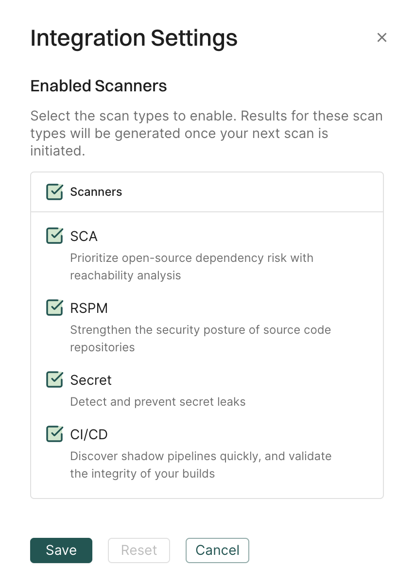 Choose scanners