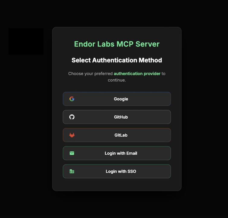 Init authentication through browser