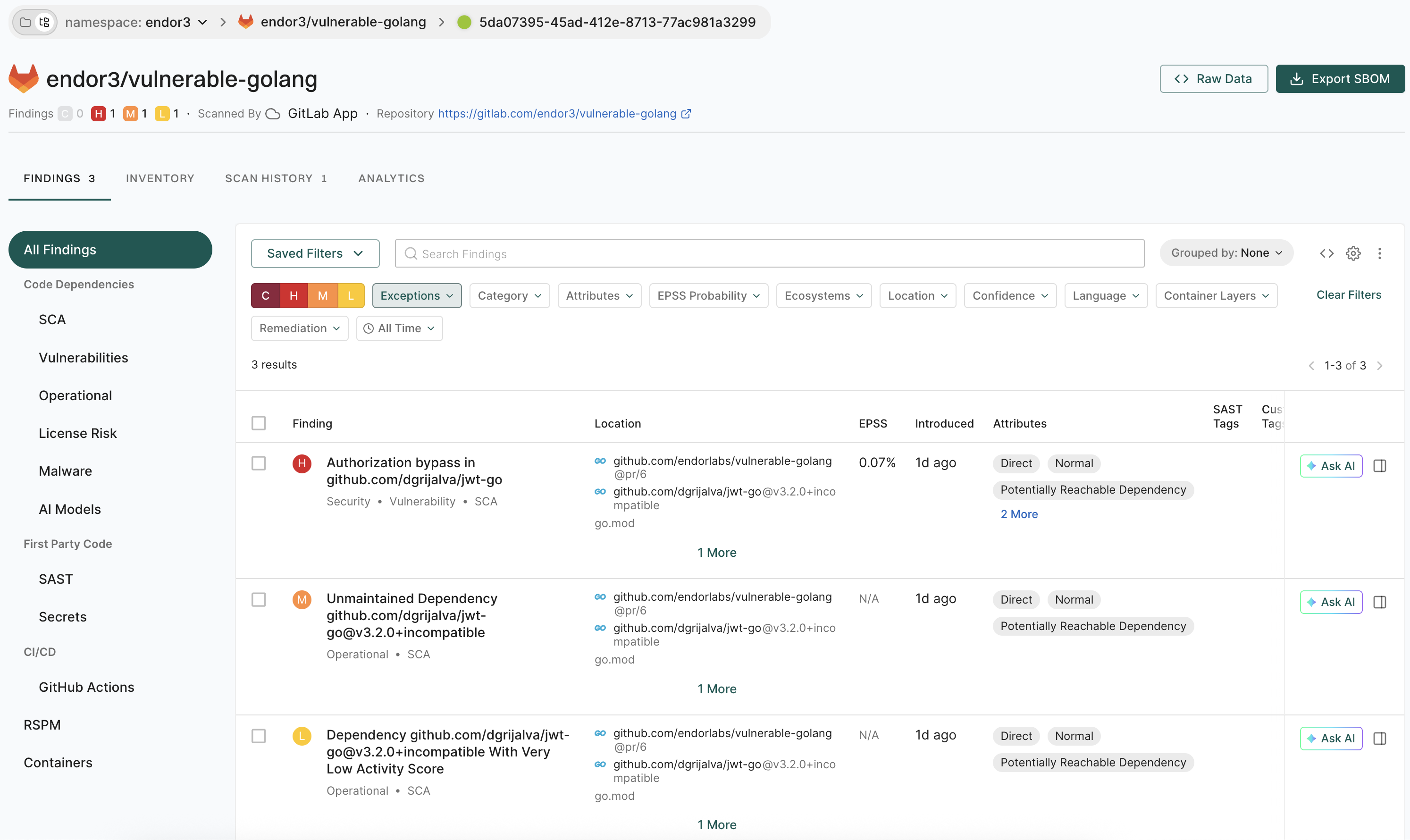 View MR scan findings in detail