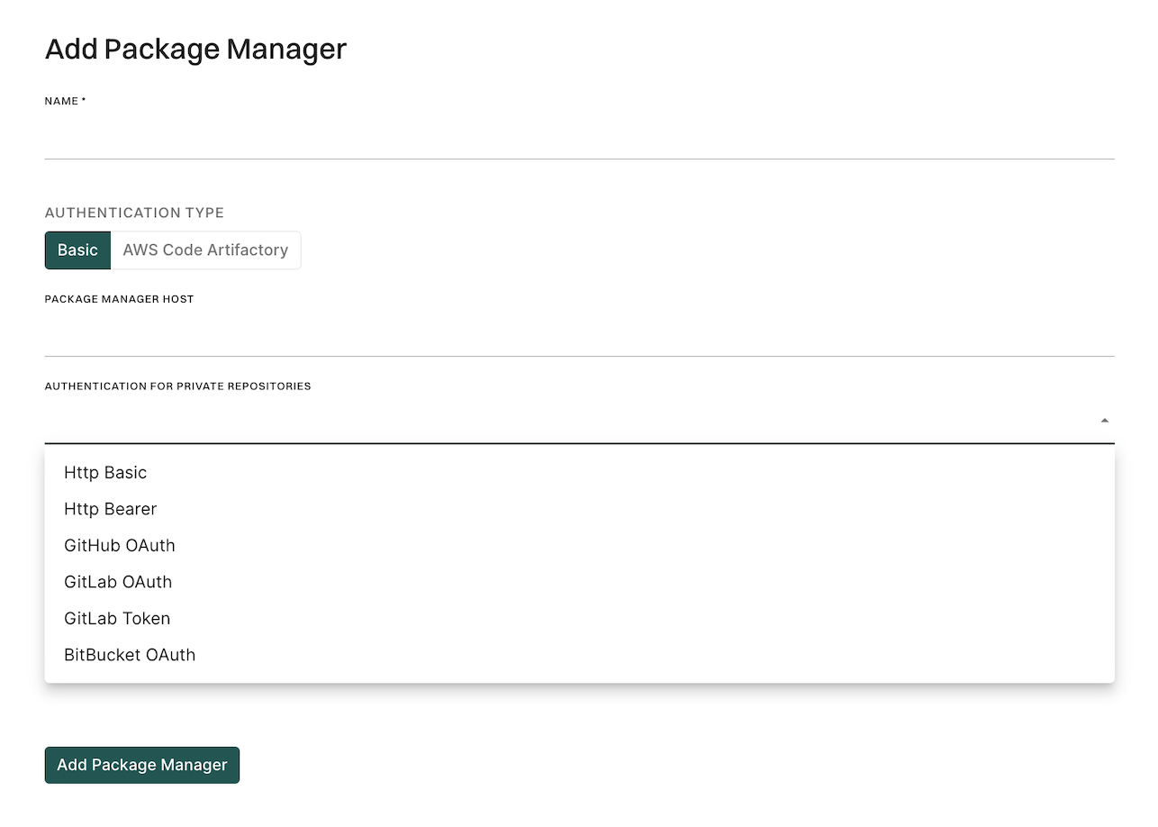 Package manager for Packagist